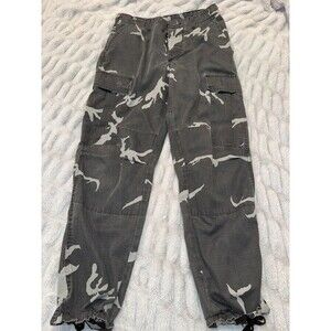 Cargo Army Men Camo Pants Straight Leg-Size 27-31W